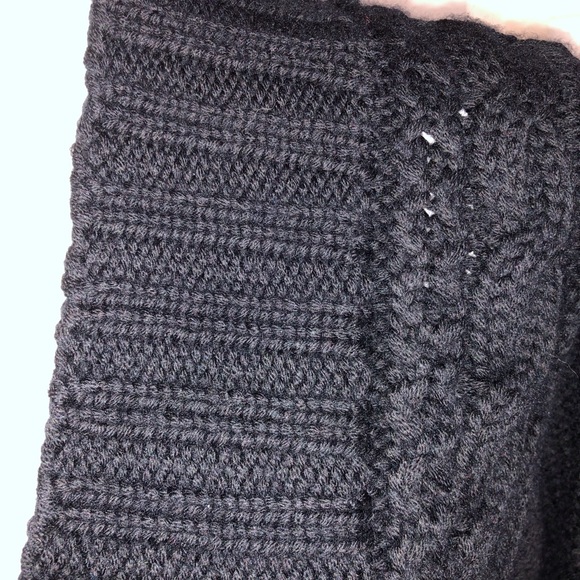 Worth Black Cashmere Wool Cropped Cardigan - Picture 5 of 8